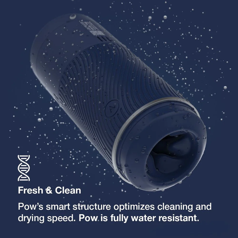Masturbateur Arcwave Pow à succion réglable — Bleu — vue 5