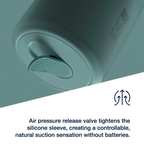 Masturbateur Arcwave Pow à succion réglable — Menthe — vue 4