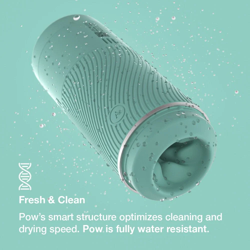 Masturbateur Arcwave Pow à succion réglable — Menthe — vue 6
