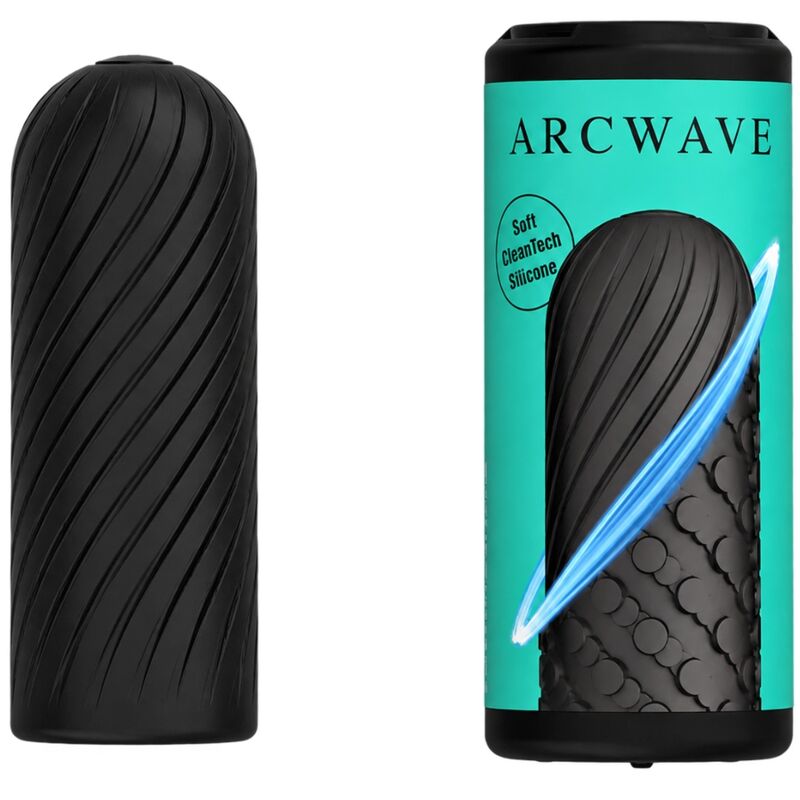 Masturbateur Arcwave Ghost réversible en silicone — Noir — vue principale