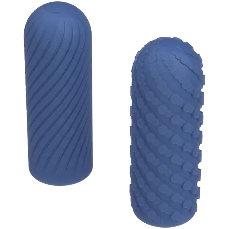 Masturbateur Arcwave Ghost réversible en silicone — Bleu — vue 2