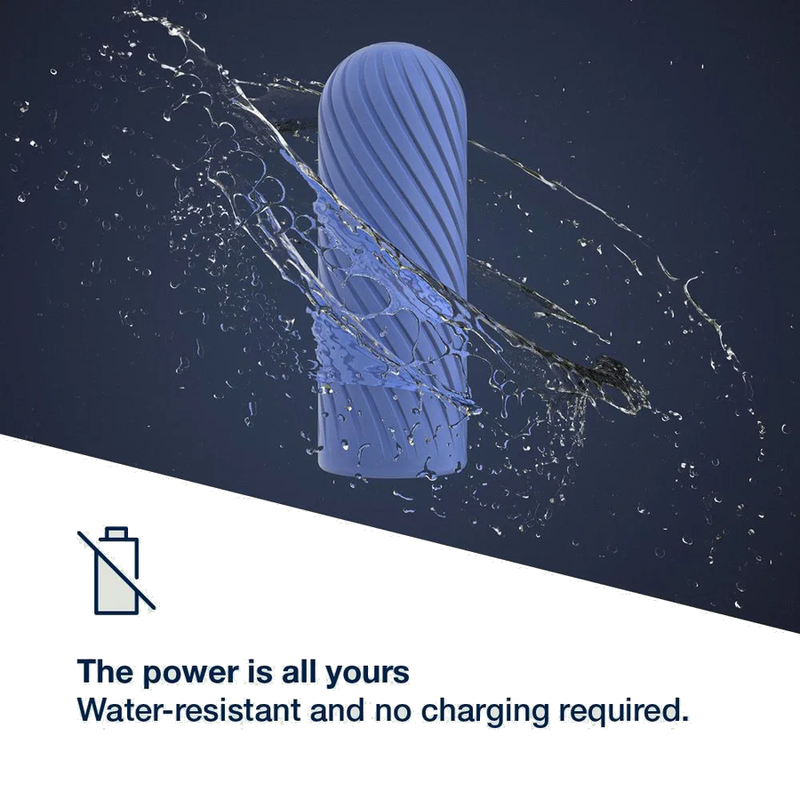 Masturbateur Arcwave Ghost réversible en silicone — Bleu — vue 6