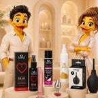 Kit anal débutant complet 6 produits avec plug bijou S/M/L – Adopt1Toy