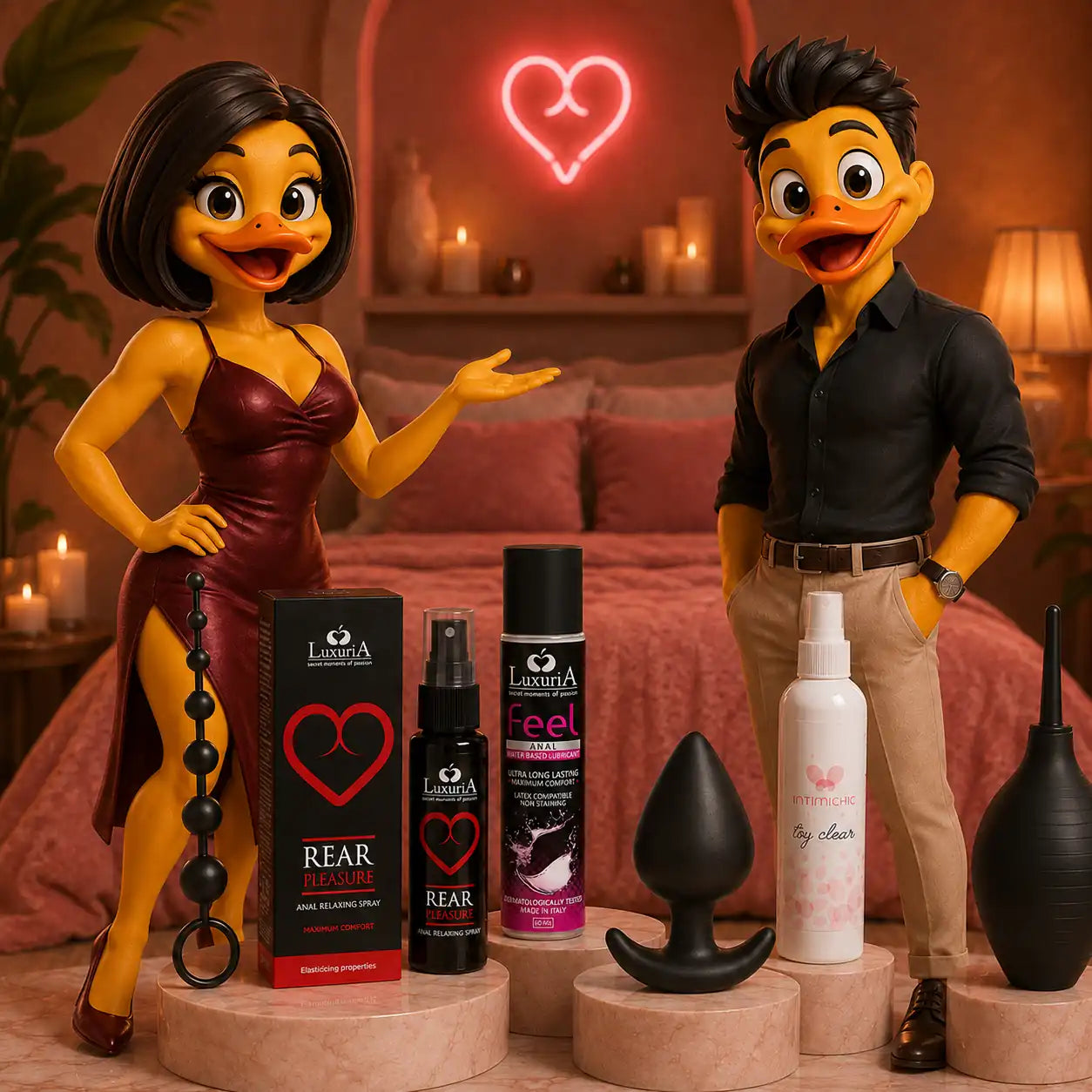 Kit anal découverte 6 produits avec plug S/M, perles progressives et poire – Adopt1Toy
