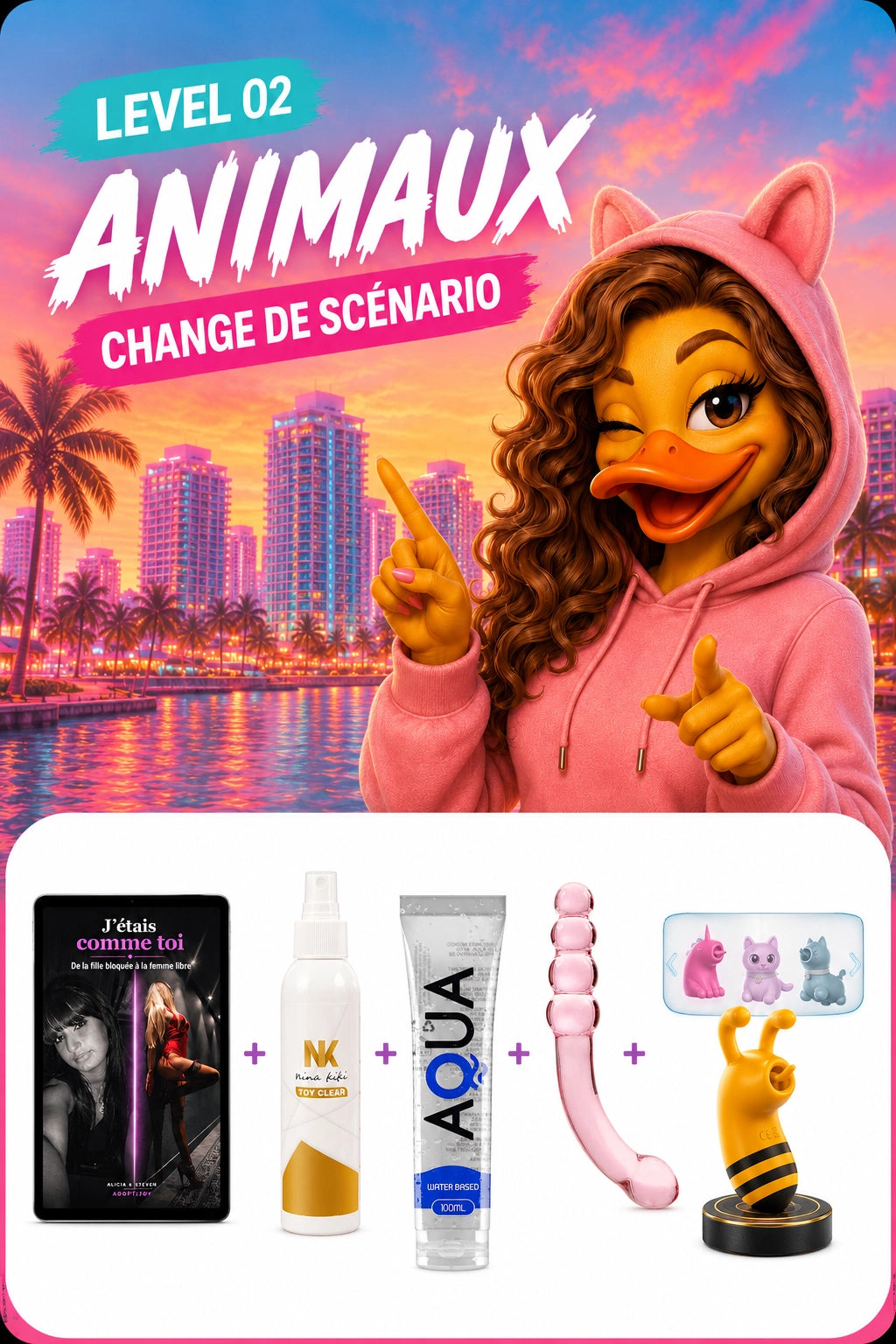 Pack GTA 6 Animaux coquins – Verre & mouvements