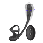Plug anal Addicted Toys avec anneau et stimulateur de testicules