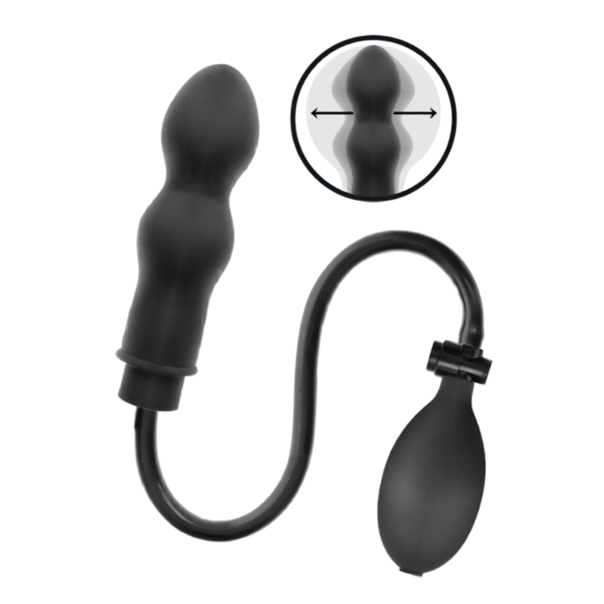 Addicted inflatable anal plug model 1