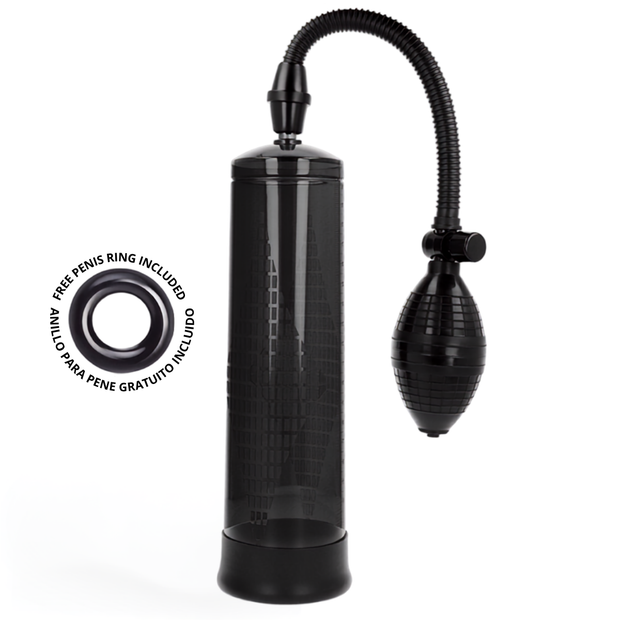 Pompe à pénis Intense Pump 02 – variantes noire et transparente