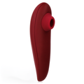 Womanizer Classic 2 Bordeaux vu de profil, avec son embout de stimulation clitoridienne.