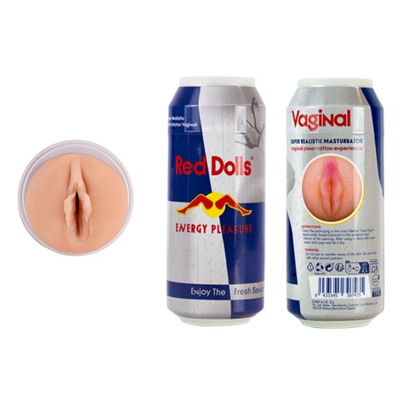 Alive Red Doll – masturbateur vaginal en canette