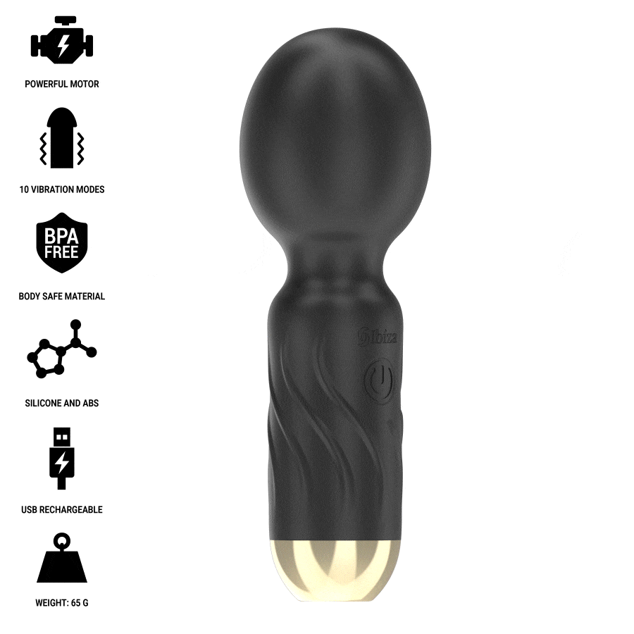 Vibromasseur wand Ibiza Technology de poche