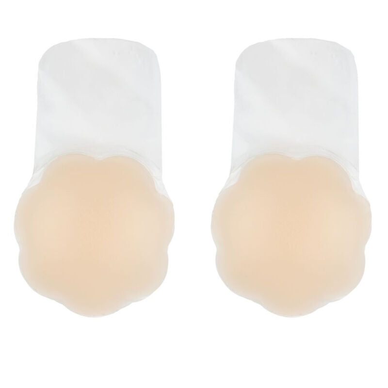 Élévateur de poitrine adhésif silicone réutilisable — vue rapprochée