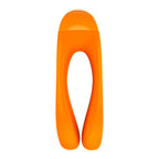 Vibrateur doigts Candy Cane silicone — vue de profil