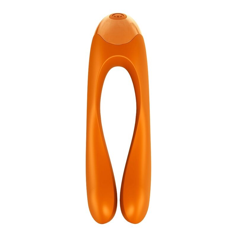 Vibrateur doigts Candy Cane silicone — détail texture surface