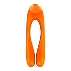 Vibrateur doigts Candy Cane silicone — détail texture surface