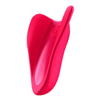 Vibrateur doigts High Fly silicone fuchsia — vue de profil
