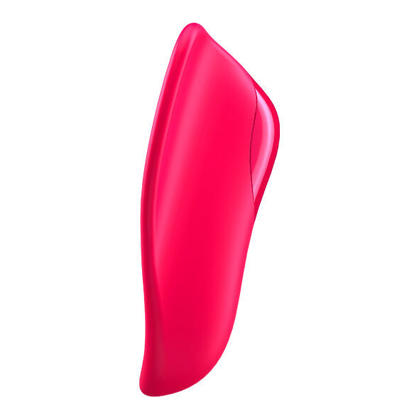 Vibrateur doigts High Fly silicone fuchsia — détail texture surface