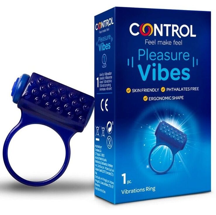 Anneau vibrant en silicone à picots stimulants — vue principale