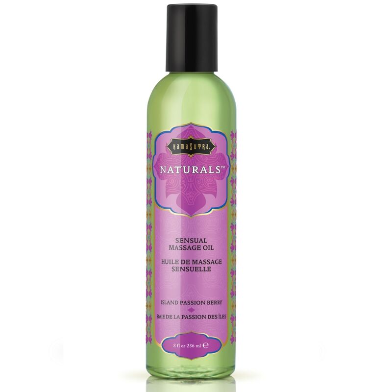 Huile de massage naturelle baie de la passion 236 ml — vue principale