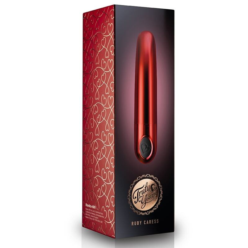 Balle vibrante ergonomique Ruby — vue de dos