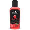 Gel de massage comestible effet chauffant Fraise 100 ml — vue principale