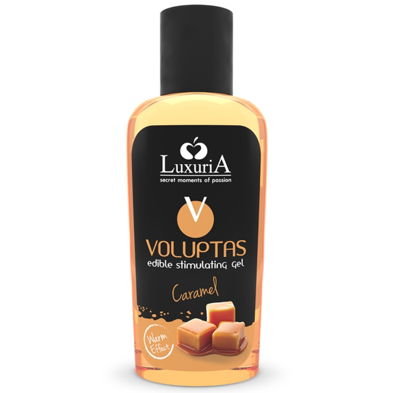 Gel de massage comestible effet chauffant caramel 100 ml — vue principale
