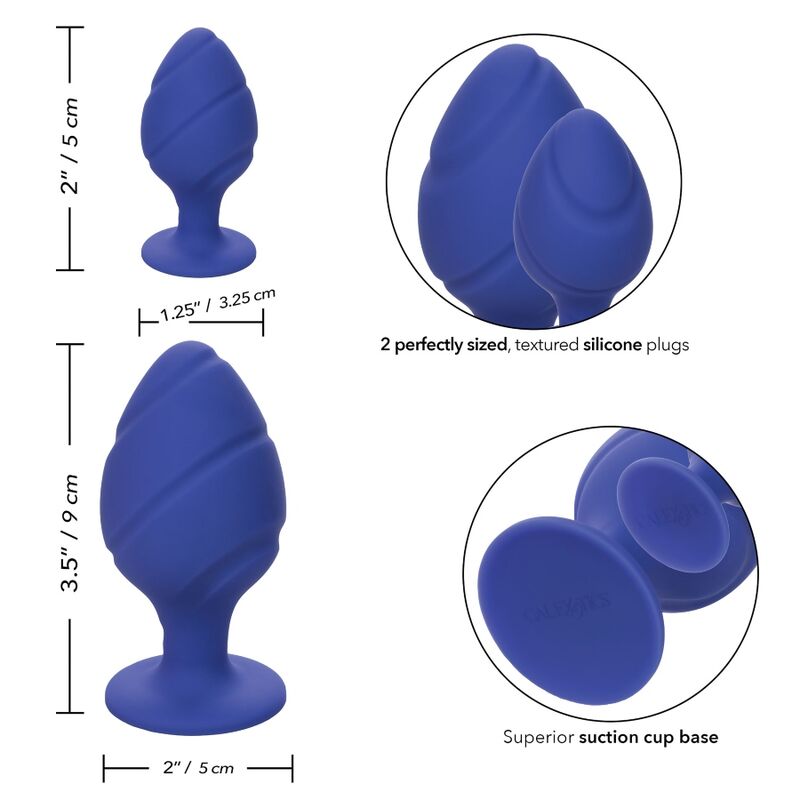 Plug anal texturé Cheeky CalExotics