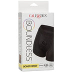 Harnais boxer confortable avec anneau renforcé — détail texture surface