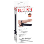 Double anneau pénien avec gode souple intégré — détail produit