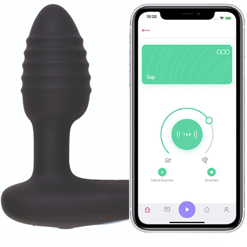 Plug anal Lumen silicone LED connecté Kiiroo — vue principale