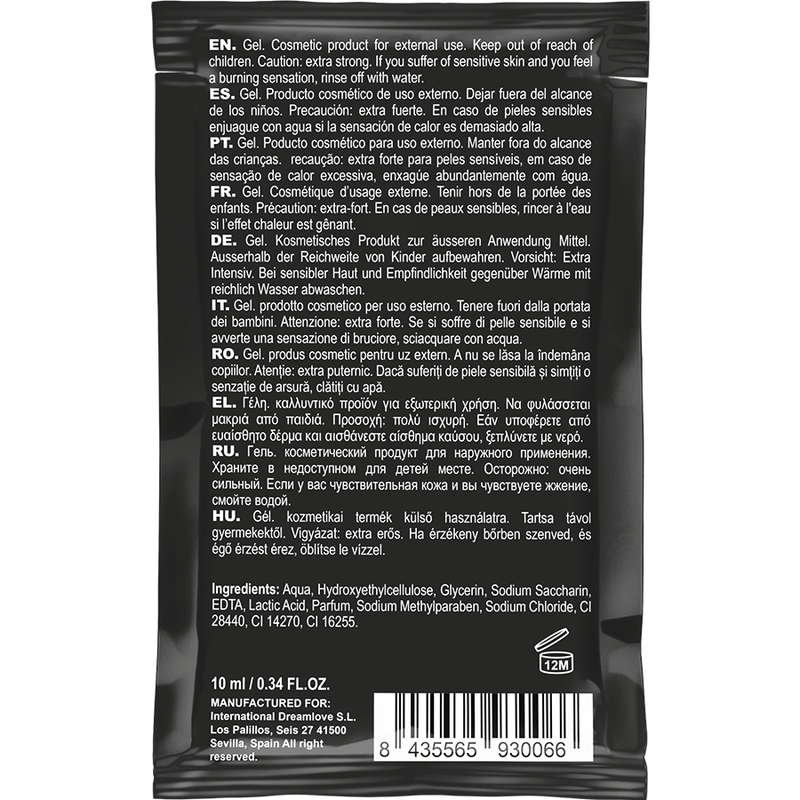 Gel stimulant clitoridien Magic Climax Coquette 10 ml — détail produit