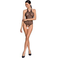 Teddy résille dentelle sensuel ouvert — vue principale