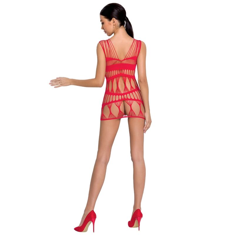 Robe corsage en résille et dentelle sensuelle — vue rapprochée
