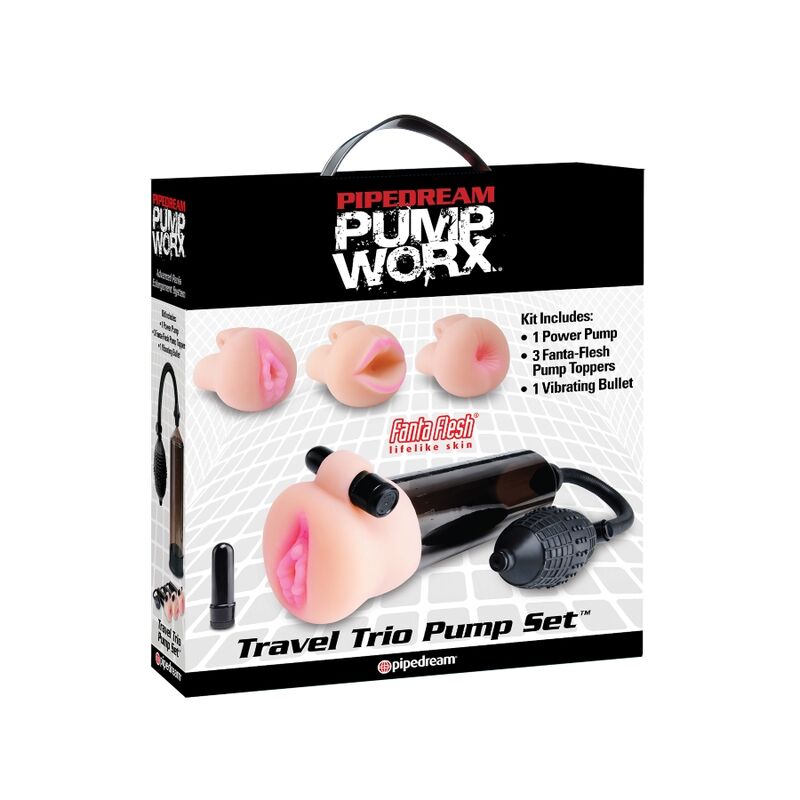 pump worx travel trio pump set