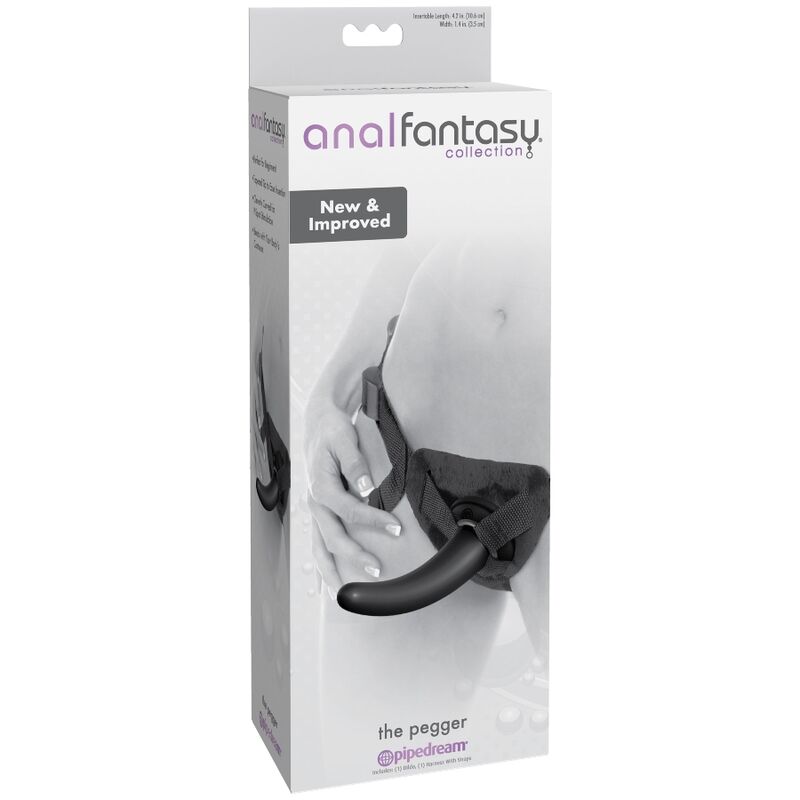 Emballage du harnais Anal Fantasy Collection The Pegger, avec gode et sangles inclus
