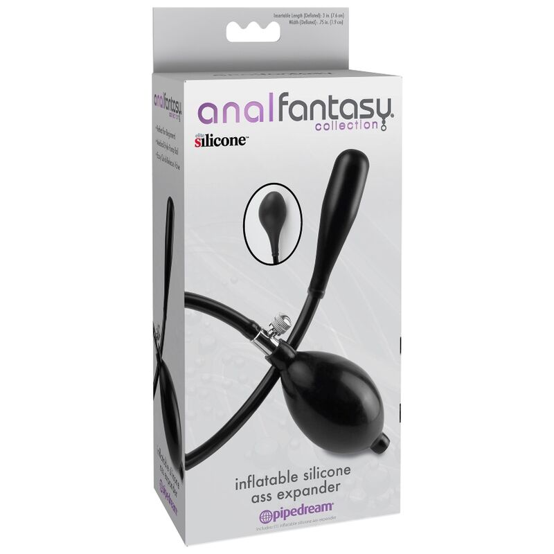 Plug anal gonflable et vibrant compact — vue principale