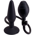 Plug anal gonflable en silicone Seven Creations — vue de profil