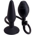 Plug anal gonflable en silicone Seven Creations — vue de profil