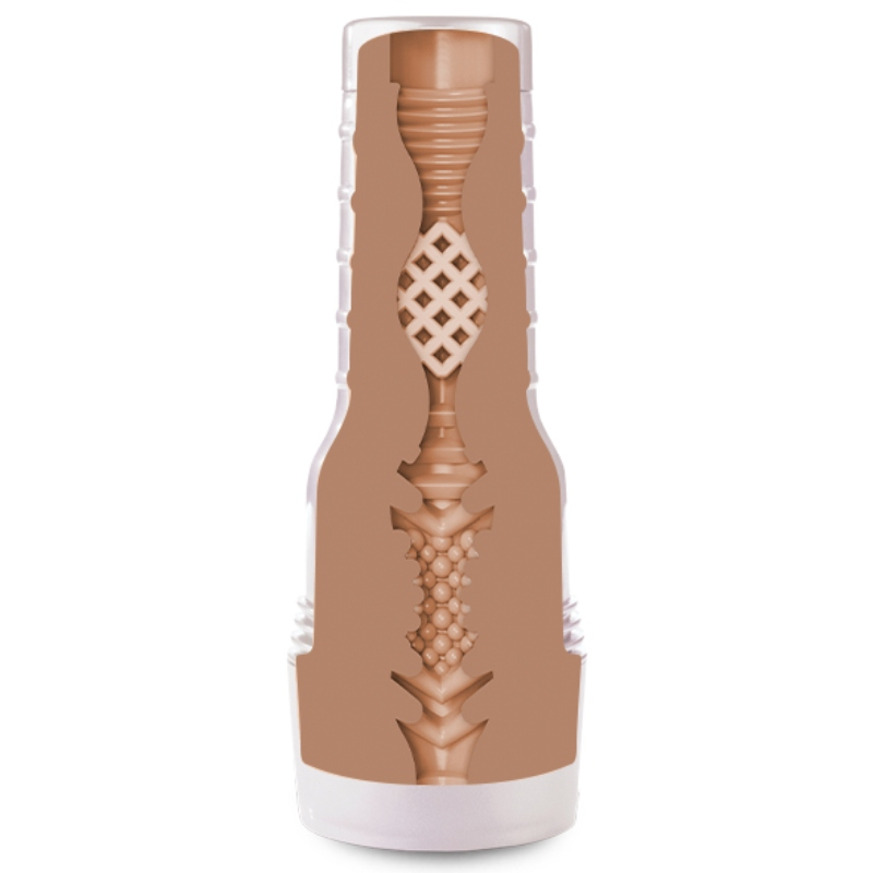 Masturbateur Autumn Falls texture crème Fleshlight — détail texture surface
