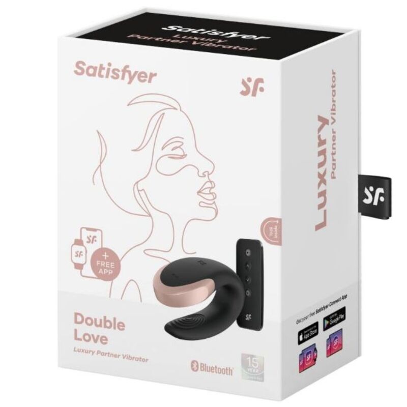 Vibromasseur couple connecté avec télécommande étanche — détail texture surface
