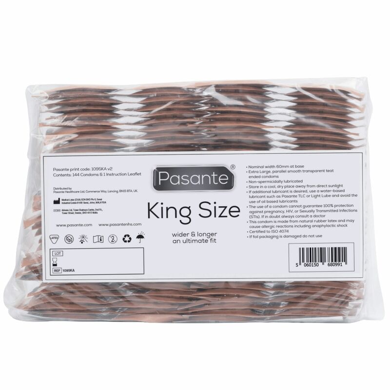 Préservatifs king size grand sachet 144 unités — vue principale