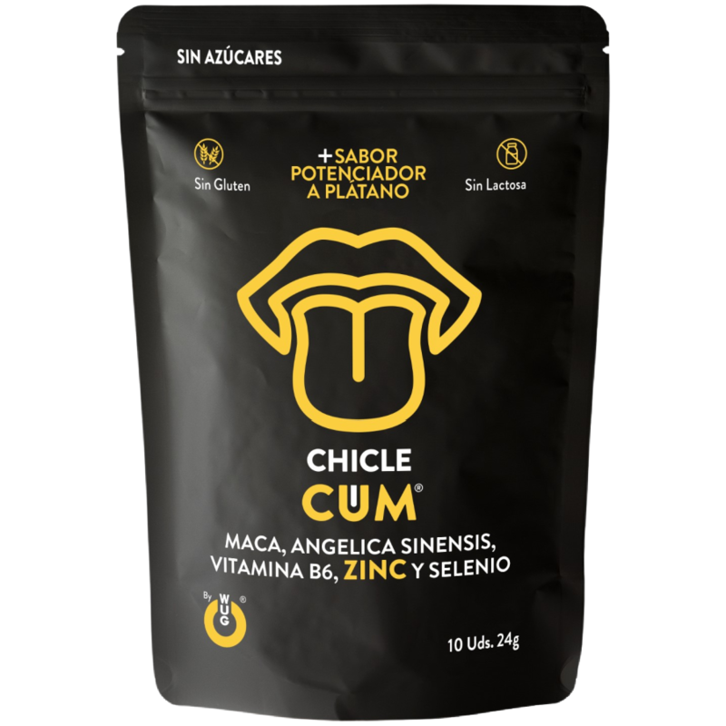 Chewing-gums au zinc saveur banane 10 unités — vue principale