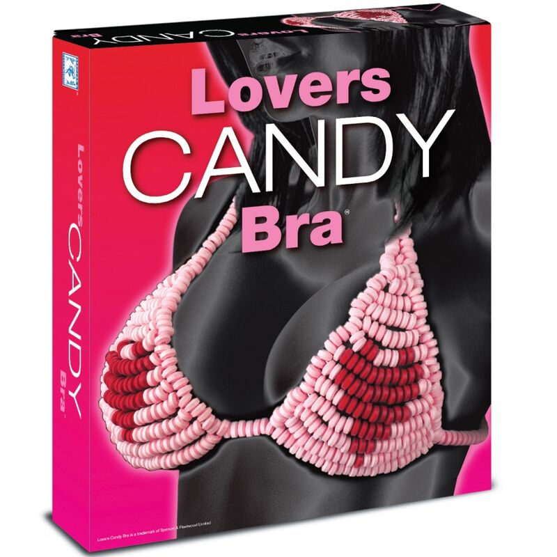 Soutien-gorge comestible Candy Lovers cœur — vue principale