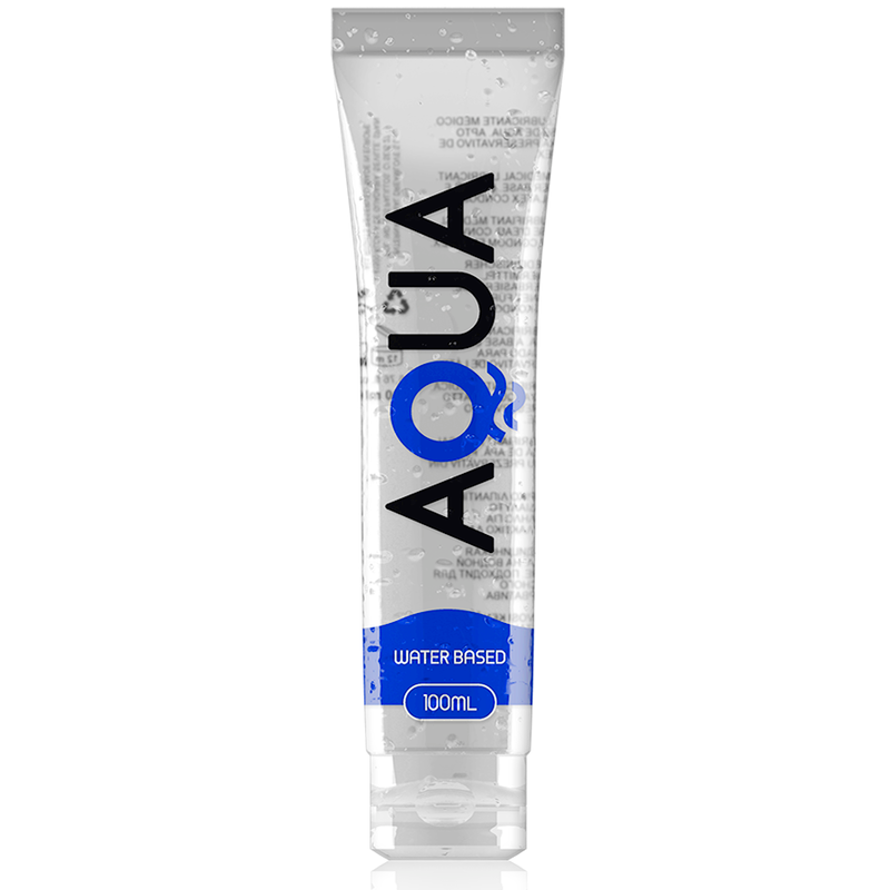 Tube de lubrifiant Aqua base eau 100 ml, inodore et compatible preservatifs