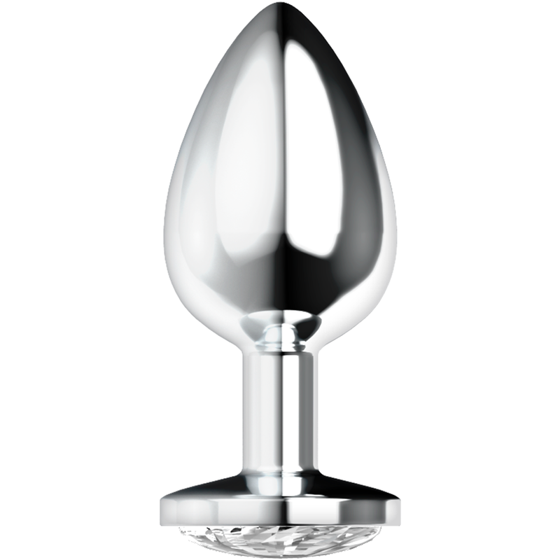 Plug anal bijou lesté à cristal décoratif — détail produit
