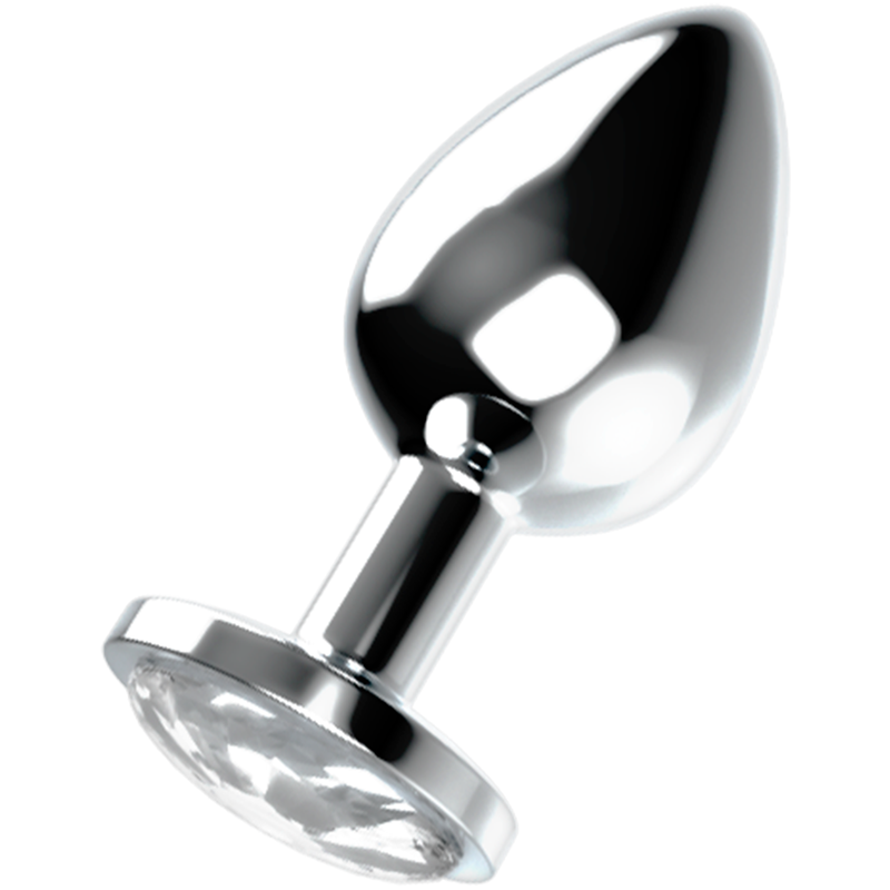 Plug anal bijou lesté à cristal décoratif — vue principale