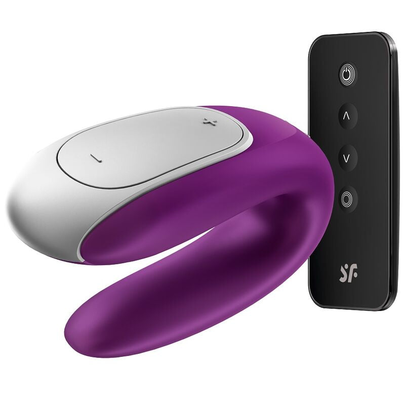 Vibrateur couple en U Double Fun silicone — détail produit