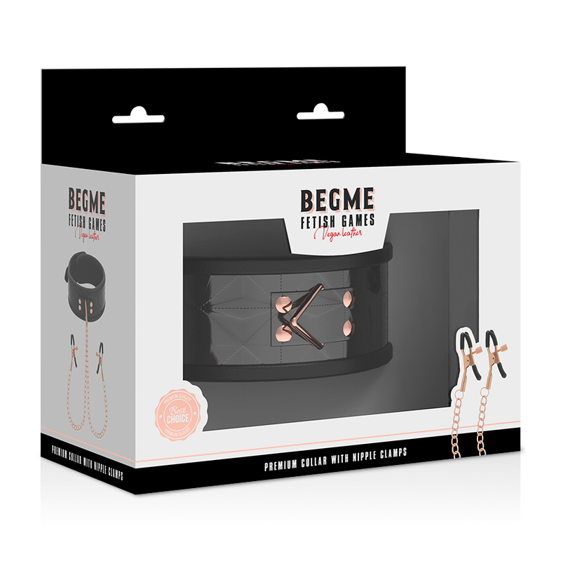 begme black edition collier begme black edition avec pinces a metons