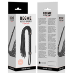 begme black edition flogger en cuir vegan