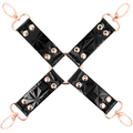 begme black edition cravate en cuir vegan